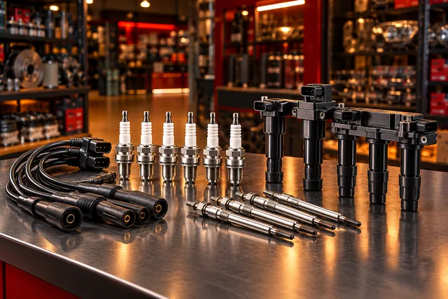 Spark plugs, ignition coils and glow plugs