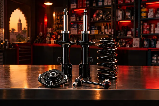 Shock absorbers, springs and strut mounts