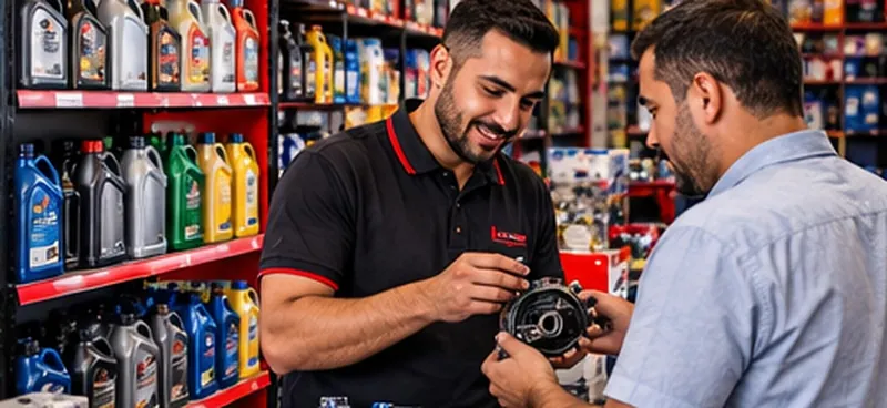 Customer advice on a car part